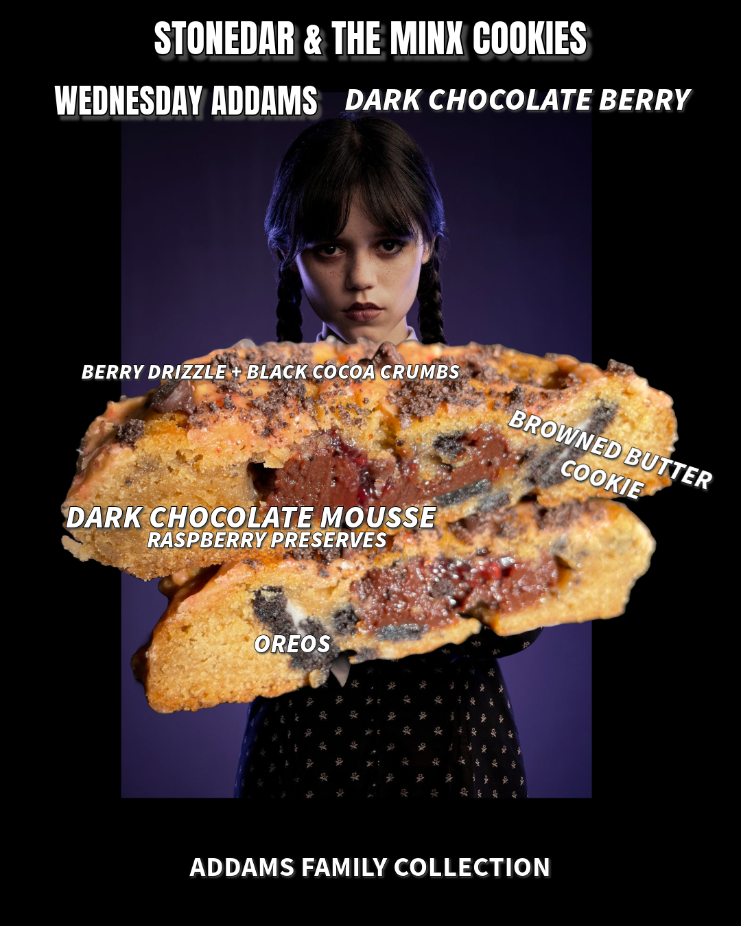 WEDNESDAY ADDAMS: DARK CHOCOLATE BERRY