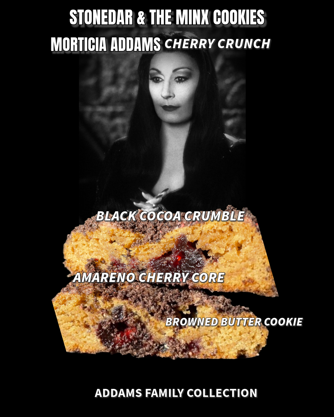 MORTICIA ADDAMS: CHERRY CRUNCH