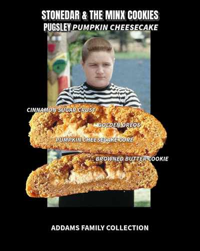 PUGSLEY ADDAMS: PUMPKIN CHEESECAKE