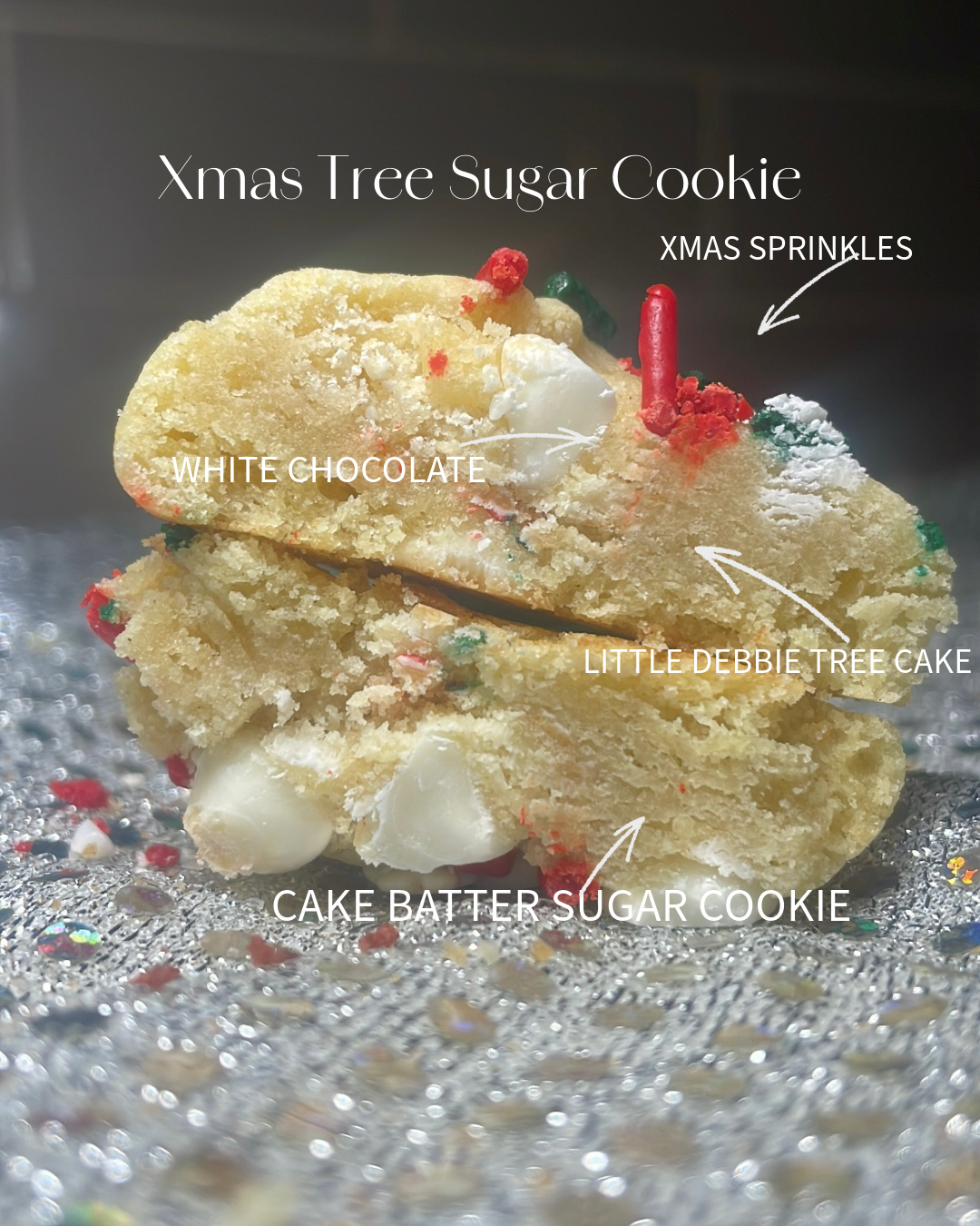 Xmas Tree Sugar Cookie